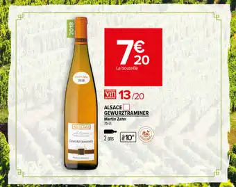 Carrefour Market Alsace gewurztraminer offre