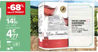 Carrefour Market Vin de l'union européenne offre