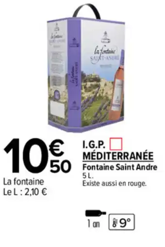 Carrefour Market I.G.P. méditérranée offre