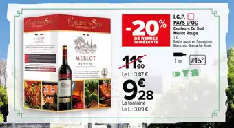 Carrefour Market I.G.P. pays d'oc offre