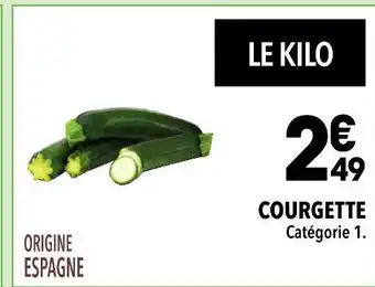 Supeco COURGETTE offre