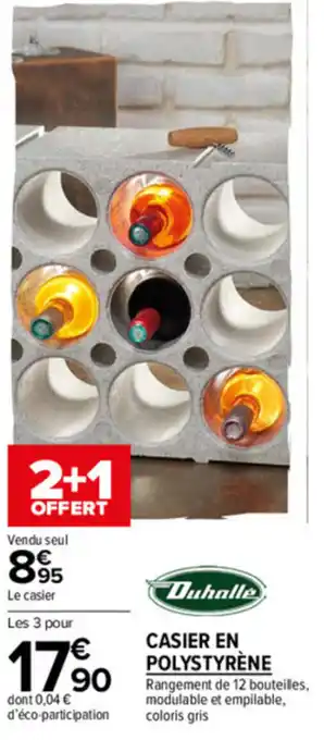 Casier en polystyrène