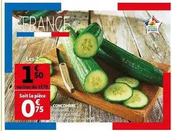Auchan Concombre offre