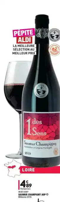 ALDI Saumur Champigny Aop Un Des Sens offre