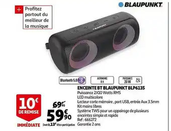 Enceinte Bt Blaupunkt Blp6135