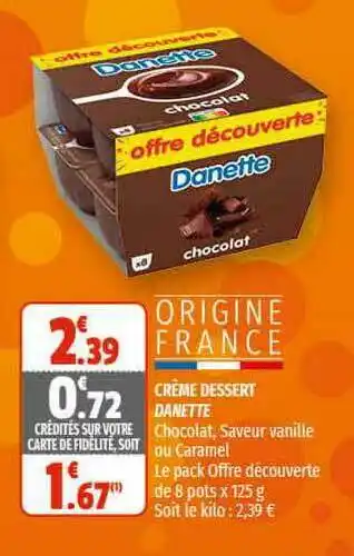 Crème Dessert Danette