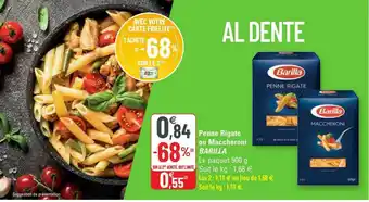 Penne Rigate Ou Maccheroni Barilla