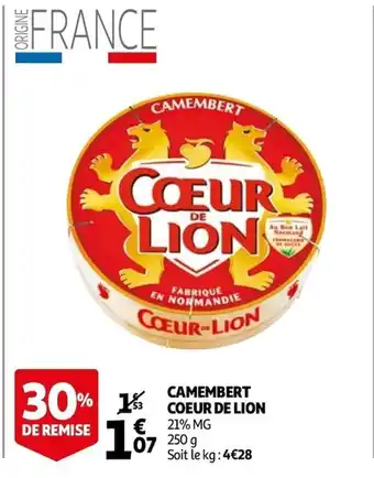 Camembert coeur de lion