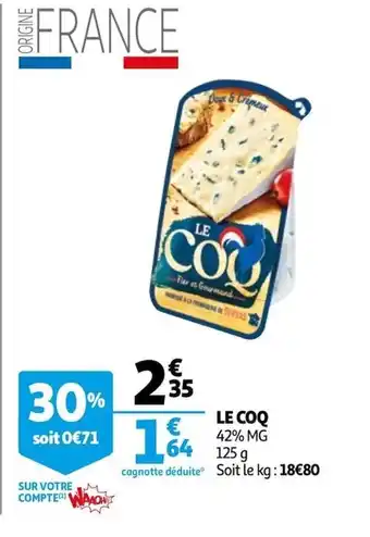 Auchan Le coq offre