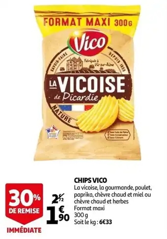 Auchan Chips vico offre