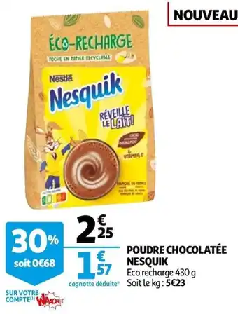 Auchan Poudre chocolatée offre