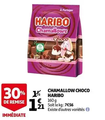 Auchan Chamallow choco haribo offre