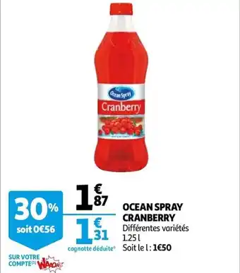 Ocean spray cranberry