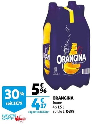 Auchan Orangina offre