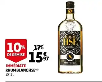Auchan Rhum blanc hse offre