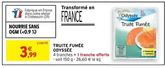 Intermarché Truite Fumée Odyssée offre