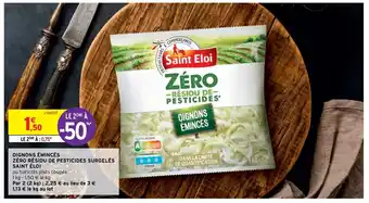 Intermarché Oignons émincés Zéro Résidu De Pesticides Surgelés Saint éloi offre