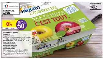 Intermarché L'Essentiel Pomme Paquito offre