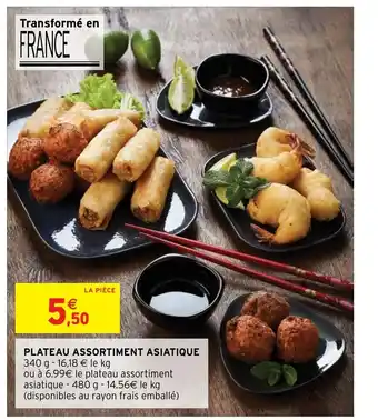 Intermarché Plateau Assortiment Asiatique offre