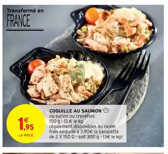 Intermarché Coquille Au Saumon offre