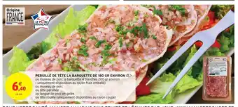 Intermarché Persillé De Téte La Barquette De 180 GR Environ offre