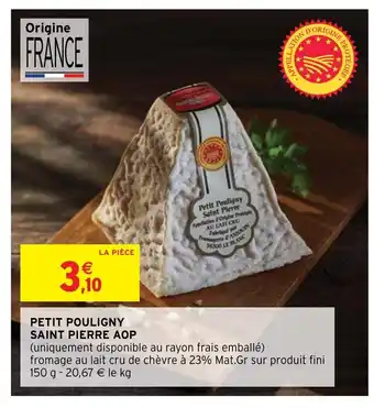 Intermarché Petit Pouligny Saint Pierre Aop offre