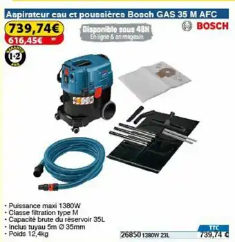 Aspirateur Eau Et Poussiéres Bosch GAS 35 M AFC