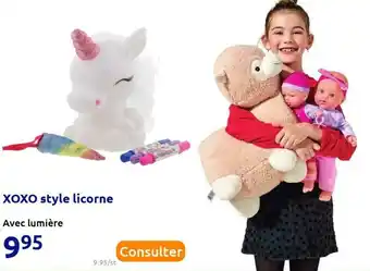 Xoxo style licorne