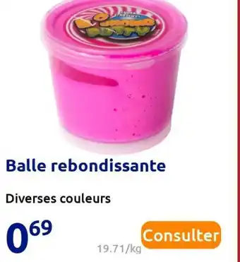 Action Balle rebondissante offre