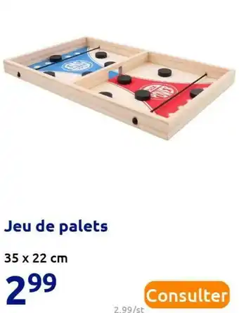 Action Jeu de palets offre