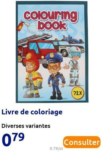 Action Livre de coloriage offre