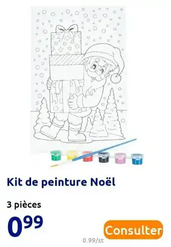 Action Kit de peinture noël offre