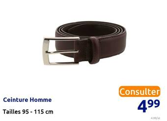 Action Ceinture homme offre