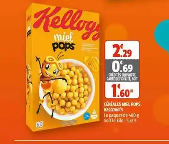 Céréales Miel Pops Kellogg's