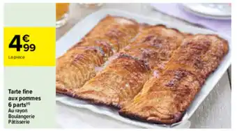 Tarte fine aux pommes 6 parts
