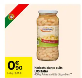 Haricots blancs cuits