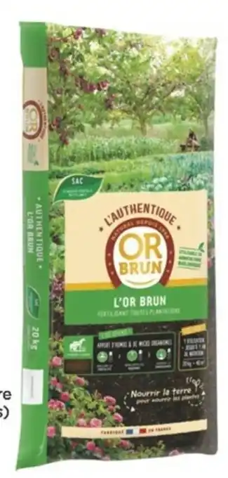 Bricomarché Authentique or brun fertilisant offre