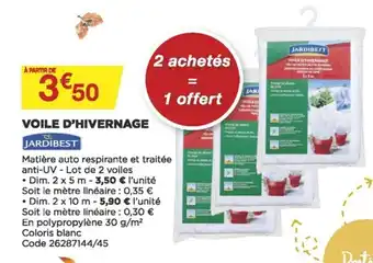 Bricomarché Voile d'hivernage offre
