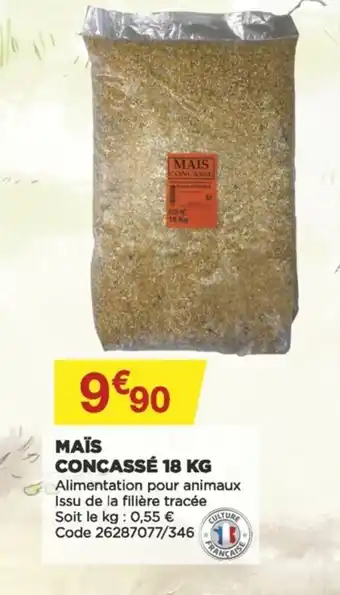 Bricomarché Maïs concassé 18 KG offre