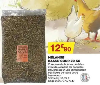 Bricomarché Mélange basse-cour 20 KG offre