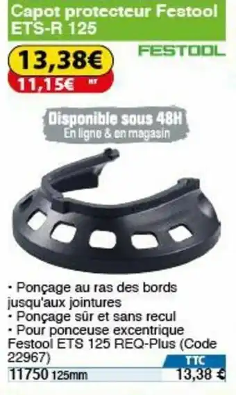 Capot protecteur festool ETS-R 125