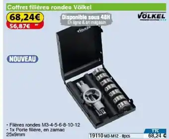 Coffret Filières Rondes Völkel