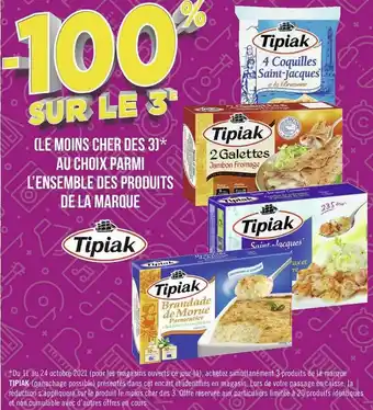 Géant Casino Tipiak bon plan sur l’ensemble des produits de la marque tipiak offre