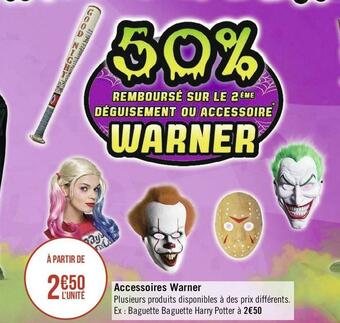 Warner bros accessoires warner