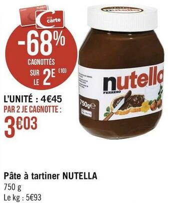 Nutella pâte à tartiner