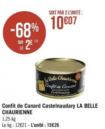 La belle chaurienne confit de canard castelnaudary
