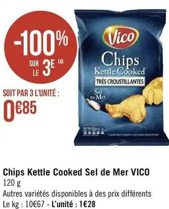 Vico chips kettle cooked sel de mer