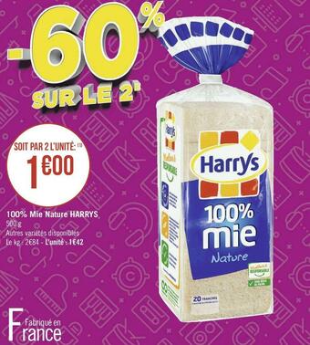 Harrys 100% mie nature