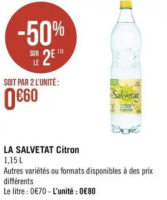 Géant Casino La salvetat la salvetat citron offre