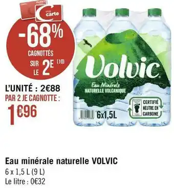 Volvic eau minérale naturelle